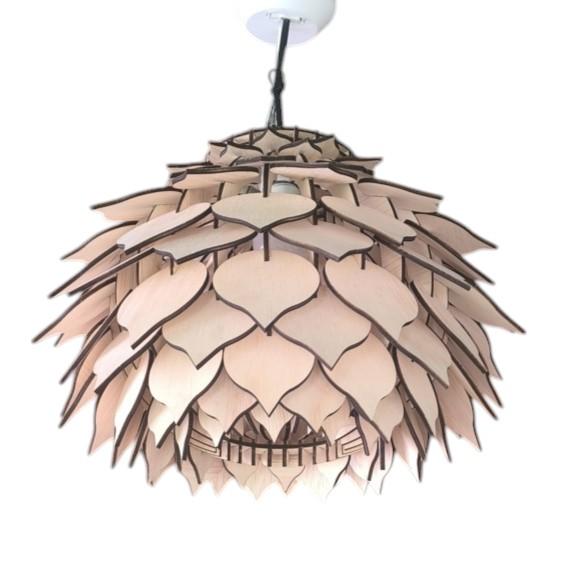 Découpe lampe sur contreplaque de 4mm par LeHeronConception